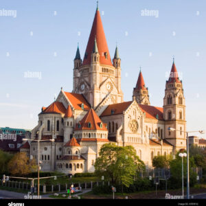 franz-von-assisi-church-mexicochurch-in-vienna-austria-A7EW1G