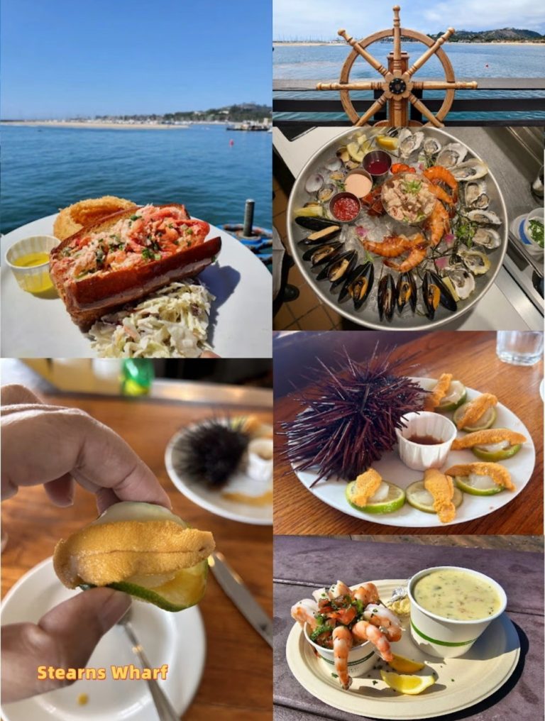 1.Stearns Wharf - seafoods